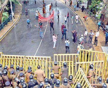 Sri Lankan protests, Political unrest