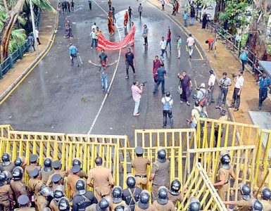 Sri Lankan protests, Political unrest